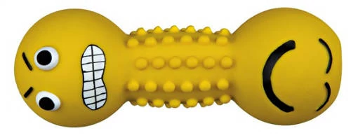 Trixie Smiley Dumbbell - latex játék (szmájli súlyzó) kutyák részére (19cm)