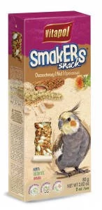 Vitapol Smakers rúd (mogyoró) - prémium duplarúd - nimfa papagáj részére (90g)