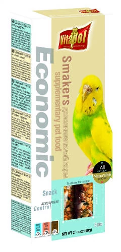 Vitapol Economic Smakers - duplarúd -hullámos papagájok részére (60g)