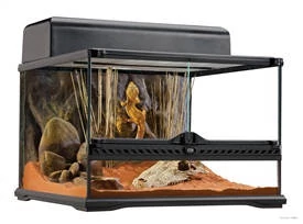 Exo-Terra Natural Advancer Terrarium - Dekoratív kivitelű,speciális üvegterrárium (45x45x30cm)