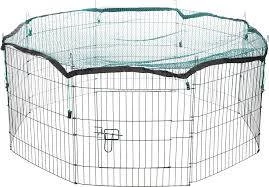 Trixie Outdoor Run with Protective Net - kisállatkifutó (fém)  6db/63x58cm