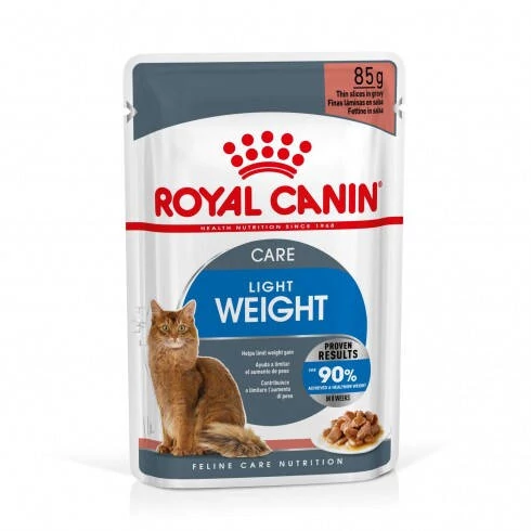 Royal Canin Feline Adult (Light Weight Care) - alutasakos (hús,pecsenyelé) eledel macskák részére (85g)
