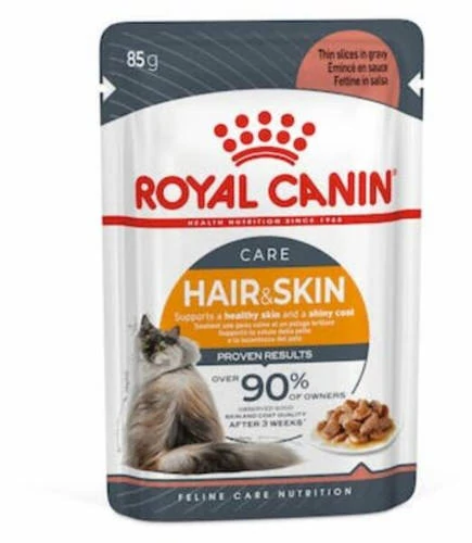 Royal Canin Feline Adult (Hair&Skin) - alutasakos (hús,pecsenyelé) eledel macskák részére (85g)