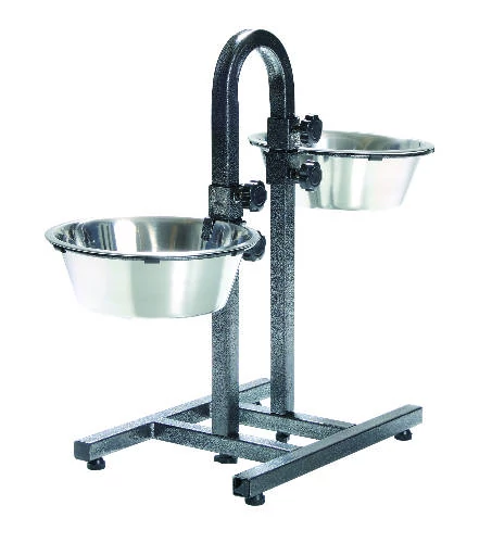 trixie 2497 Dog Bar dupla fémtál állvánnyal, 2x2,8L/24cm