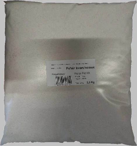 Panzi kvarchomok  (fehér) díszmadarak részére (2,5kg)