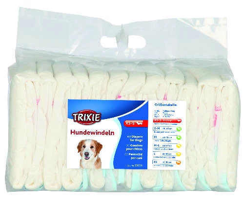 Trixie Diapers for Female Dogs - pelenka nőstény kutyák részére (S-M/12db)