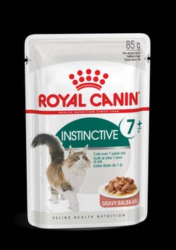 Royal Canin Feline Adult (Instictive +7) - alutasakos (hús,pecsenyelé) eledel macskák részére (85g)