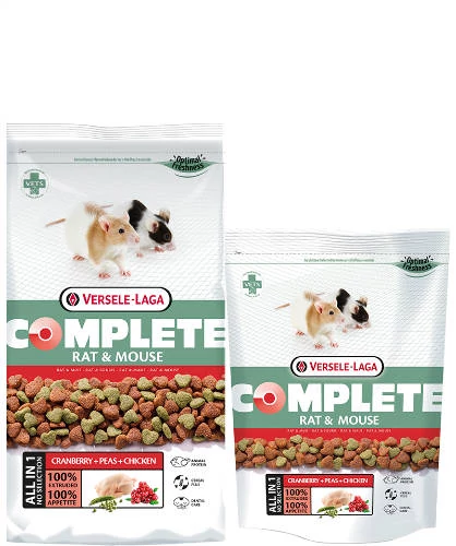 Versele-Laga Complete Rat & Mouse - Teljesértékű extrudált eleség patkányok és egerek  részére (2kg)