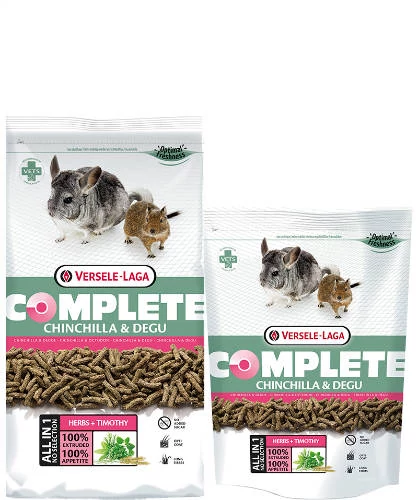 Versele-Laga Complete Chinchilla & Degu - Teljesértékű extrudált eleség csincsillák és deguk részére (1,75kg)