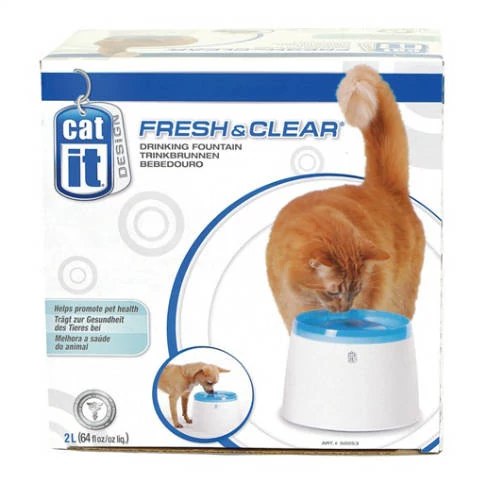 Hagen Catit Fresh & Clear víztisztító itatókút - 2 l