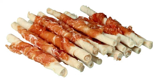 Trixie Denta Fun Chicken Chewing Rolls - jutalomfalat (csirkés rágórúd) kutyák részére (12cm/30db)