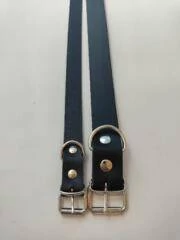 Nyakörv (bőr, varrás nélkül) kutyák részére (barna,fekete vagy piros színben) 30mm/60cm