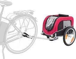 Trixie Bicycle Trailer for Dogs - felszerelés (kerékpárra szerelhető utánfutó) S (53x60x60) max:15 kg