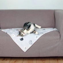 Trixie Mimi Blanket - takaró (világosszürke,mintás) macskák részére (70x50cm)