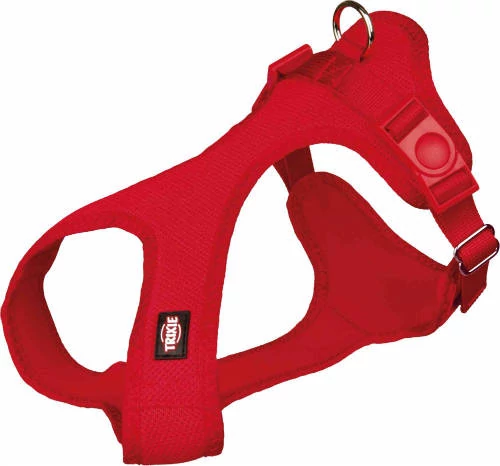 Trixie Comfort Soft hám - piros (S) 33-50cm/20mm