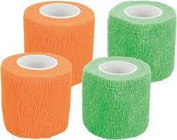 Trixie Bandages with Bitter Substance - öntapadós kötszer (színes) 5cm/4,5m (4db)