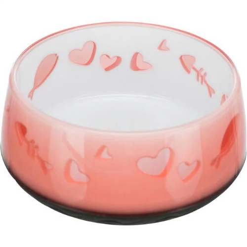 Trixie Plastic Bowl - műanyag tál (több féle színben) macskák részére (0,3l/Ø12cm)