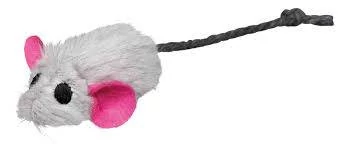 Trixie Set of Plush Mice - játék (egér) macskák részére (5cm)