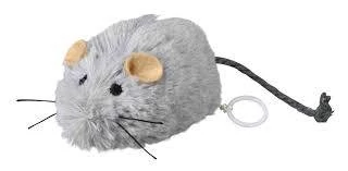 Trixie Wind Up Wriggle Mouse - plüss játék (felhúzható egér) macskák részére (8cm)