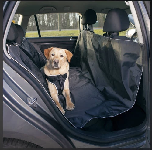 Trixie Car Seat Cover - autós üléstakaró (hátsó ülésre,fekete) 1,45x1,60m