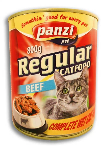 Panzi Regular Adult (marha) konzerv - Felnőtt macskák részére (800g)