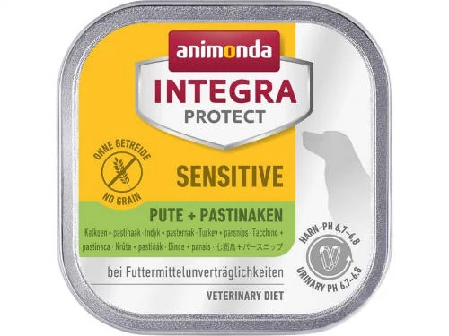 Animonda Integra Sensitive (Pulyka - paszternák) alutálkás - Táplálék intoleranciás kutyák részére (150g)