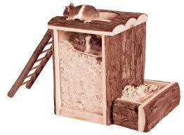Trixie Play and Burrow Tower - torony játék (kéregfából) hörcsögök részére (25x24x20cm)