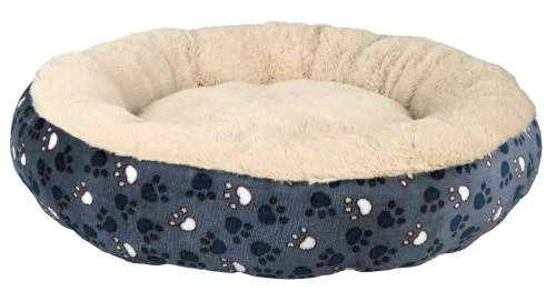 KT25.Trixie Tammy Bed - kerek, peremes fekhely (kék/bézs) kutyák részére (Ø50cm)