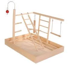 KT24:Trixie Wooden Playground - játszótér (fa) díszmadarak részére (34x26x25cm)