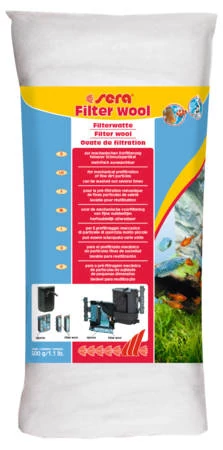 Sera Filtervatta - akváriumi szűrőanyag (500g)