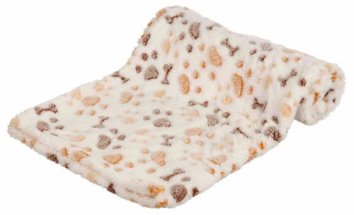 Trixie Lingo Blanket - takaró (fehér/bézs mintás) kutyák részére (75x50cm)