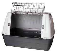 Trixie Journey Transport Box - szállító box (fekete/szürke)  S–M (77×51×43cm)