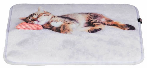 Trixie Lying Mat Nani - matrac (szürke, mintás) macskák részére (40x30cm)