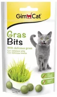 GimCat Grass Bits - jutalomfalat (zöldfű) felnőtt macskák részére (50g)