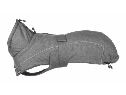KT:Trixie Prime Dog Winter Coat - kabát (szürke) kutyák részére (S) 33cm - (kifutó termék)