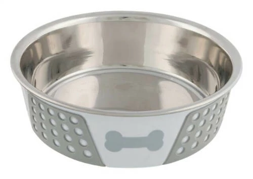 Trixie Stainless Bowl - Rozsdamentes tál, szilikon bevonattal (Ø17cm/0,75l)