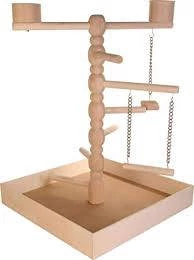 Trixie Wooden Playground - játszótér (fa) díszmadarak részére (41x55x41cm)