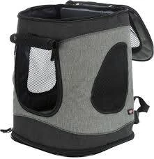 Trixie Timon Backpack - szállító hátizsák (fekete/szürke) 34x44x30cm max:12kg