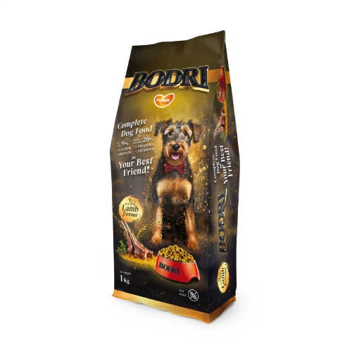 Bodri Adult (bárány) Teljesértékű szárazeledel felnőtt kutyák részére (1kg) 10db/#