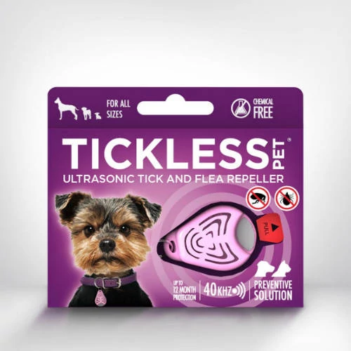 Tickless Pet –  ultrahangos kullancs- és bolhariasztó készülék - Pink