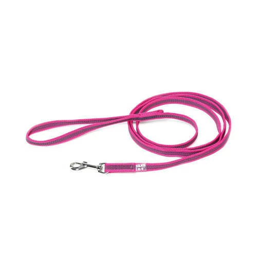 Julius K-9 Color&Gray - póráz (gumis,pink-szürke) kutyák részére (14mm/2m)