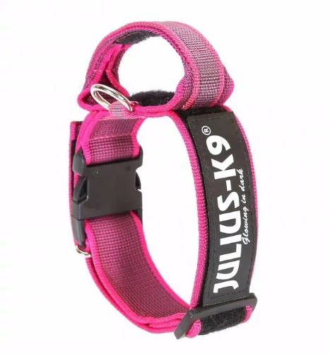 Julius K-9 Color&Gray nyakörv (50mm/49-70cm) szürke-pink