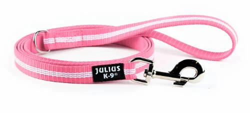 B:JK9 IDC Póráz csőheveder utánvilágító, pink, 19mm*1,8m, fogós/Dkarika