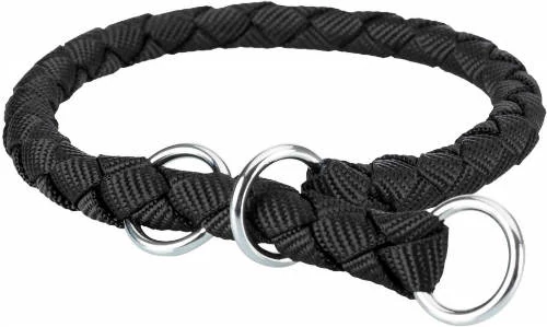 KT25.Trixie Cavo - fonott nyakörv - fekete - (S) 30-36/Ø12mm