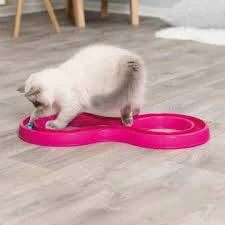 Trixie Flashing Ball Race - játék (világító labda pályával) macskák részére (65x31cm)