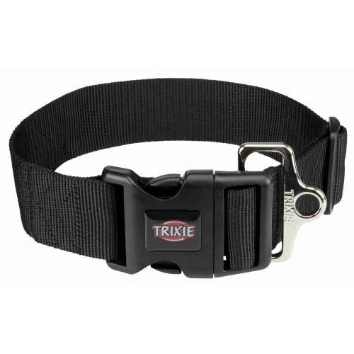 Trixie Premium nyakörv - fekete (M-L) 40-65cm/20mm