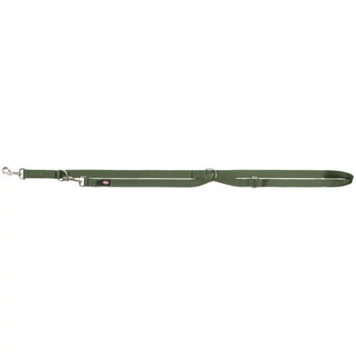 KT24: Trixie prémium állítható póráz - sötétzöld - (XS) 2m/10mm