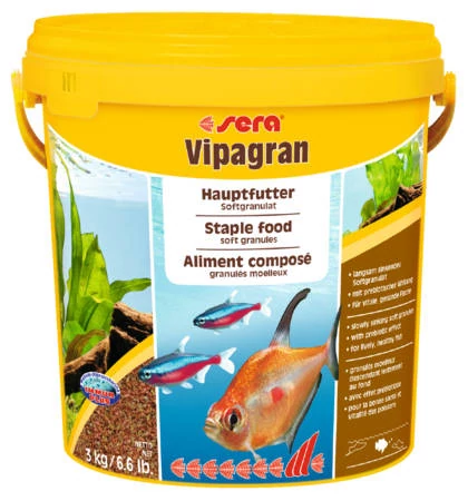 Sera Vipagran - granulátum táplálék díszhalak számára (3kg)
