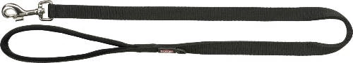 Trixie Premium póráz - fekete - (M-L) 1m/20mm