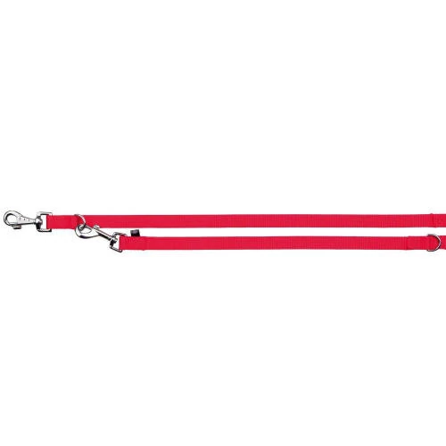 KT24: Trixie Classic Adjustable - állítható póráz - piros (XS) 2m/10mm
